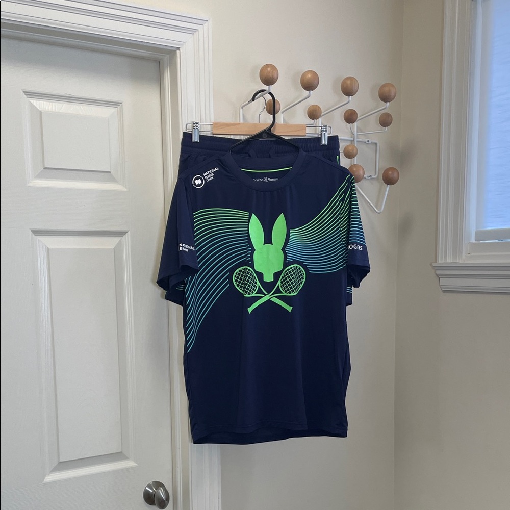 Psycho Bunny - Athletic Soccer Slim Jersey and Shorts - Blue - M